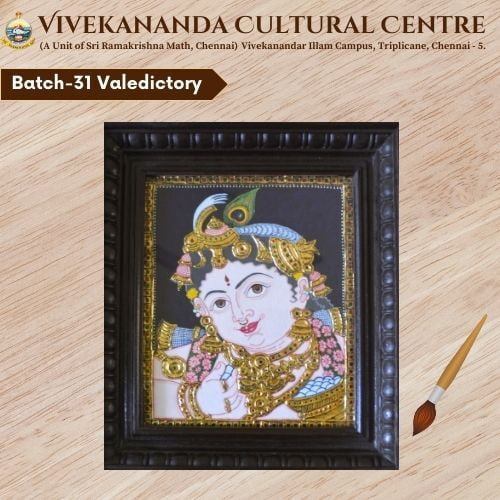 Thanjavur Painting 31st Batch (Weekdays ) Valedictory